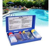 Naroote Kit per Test dell'Acqua, Set per Test del Cloro, Kit per Analisi dell'Acqua della Piscina con Cartella Colori, Ideale per Piscina e Spa, Compatto e Facile da Trasportare