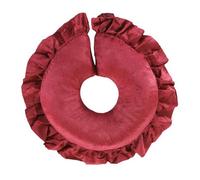 Naroote La Tua Forma Bacio Al Collo del Viso, Riduci il Supporto Doloroso Che Hai Formato Cuscino Al Collo Che Allevia l'affaticamento Cervicale per gli Adulti Salone (Giuggiola rossa)