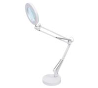 Naroote Lampada da Scrivania a LED, a 3 Colori Regola Angolare l'Illuminazione Uniforme Illuminazione Metallo Aderente Lampada da Scrivania per la Lettura (WHITE)