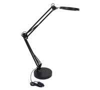 Naroote Lampada Scrivania a LED, a 3 Colori Regola Angolare l'Illuminazione Uniforme Illuminazione Metallo Aderente Lampada Scrivania per la Lettura (BLACK)