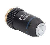 Naroote Lente per Microscopio Acromatico Ad Alta Potenza 60X per Immagini più Chiare, Rimbalzo Automatico, per Interfaccia di Laboratorio di Biologia Professionale Materiale in Ottone