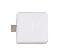 Naroote Lettore di Schede per Telefoni Cellulari, Scrittore USB Compatto per la Gestione della Logistica e del Magazzino - Interfaccia di Tipo C, 33 G (WHITE)