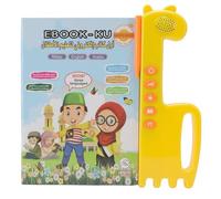 Naroote Libro Didattico per Bambini, Macchina per L'apprendimento Dell'educazione Precoce con Funzione di Lettura con per 3-6 Anni, Supporto Multilingue in Inglese Arabo Malese
