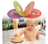 Naroote Libro in Stoffa Lavabile per Bambini con Simpatico Motivo a Cartoni Animati, Libro da Bagno Impermeabile per L'apprendimento Precoce, Giocattolo Perfetto per Bambini (numero)