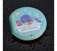 Naroote Libro in Stoffa Lavabile per Bambini con Simpatico Motivo a Cartoni Animati, Libro da Bagno Impermeabile per L'apprendimento Precoce, Giocattolo Perfetto per Bambini (oceano)