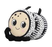Naroote Libro Morbido in Bianco e con Alto Contrasto, Libro Portatile in Bianco e Flessibile, Paraurti del Letto, Tempo sulla Pancia del Bambino (Type C)