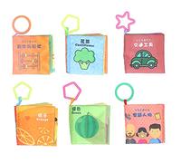 Naroote Libro Morbido per Bambini, Libri di Stoffa Educativi per l'addestramento delle capacità per la Lettura Quotidiana (#1)