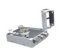 Naroote Lucchetti per Porte Esterne Resistenti, Kit di Serrature Domestiche per Assicurazioni per Cancelli, Stile Vintage (Lasciato aperto)