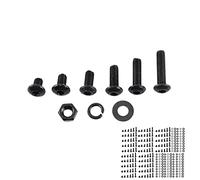 Naroote M3 Esagono Viti a Brugola Set, 300pcs Acciaio Lega (B: Button head) | Acciaio legato resistente, sei dimensioni comuni, ideale per spazi ristretti