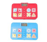 Naroote Macchina da Gioco Ritmica Gioco con Pulsanti Ritmici in Plastica 16,5 X 10,5 X 6 Cm Battaglia per Due Giocatori con modalità Multiple per Bambini Giochi per Bambini All'interno e