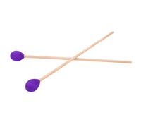 Naroote Mallet Marimba, Bastoncini di Glockenspiel Accessori Strumenti Xilofoni Accessori Miscelati Malimba Mallet Marimba con Manici di Acero a Percussione Strumenti a Percussione (PURPLE)