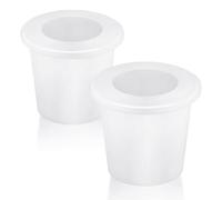 Naroote Manicotto Stabilizzatore per Ombrellone da Tavolo da Patio, Cono in Morbido Silicone per Fori da Tavolo da 2 a 2,5 Pollici, Riduce Le Oscillazioni per Uso Esterno, Confezione da (White)