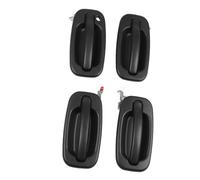Naroote Maniglie delle Porte Esterne Automobilistiche, Maniglia della Porta Esterna 4pcs 220x100mm Nero Black ABS 15034985 15034986 15107655 15107656 Manico della Porta dell'auto per 1500 2500 3500