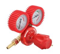 Naroote Manometro del Gas di Saldatura Regolatore di Pressione Dell'acetilene Doppio Display per Saldatori Porta di Ingresso da 8 Mm