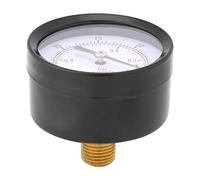 Naroote Manometro del Vuoto d'Aria,Manometro Manometro per misuratore di Pressione del Vuoto ad Aria Mini quadrante 0 ~ -30inHg 0 ~ -1bar 50mm