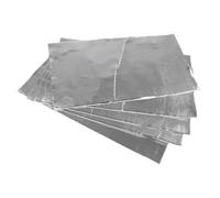 Naroote Materiale Fonoassorbente Auto per e Barche, 5 Pezzi | Cuscinetto isolante acustico in gomma con superficie in foglio di alluminio, impermeabile, termico, smorzamento delle