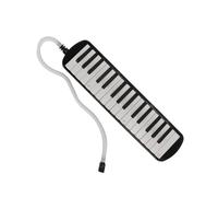 Naroote Melodica, Melodica Classica Multifunzionale 32 Tasti Durevoli e Squisiti Facili da Imparare per Far Giocare gli Studenti (BLACK)