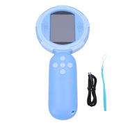 Naroote Microscopio Portatile, Microscopio Digitale con Display da 2,0 Pollici, 8 Luci LED Regolabili, 5 Giochi di Logica Integrati, Cordino da Collo, per Bambini dai 6 ai 12 Anni