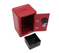 Naroote Mini Cassaforte Scatola di Denaro Durevole a Forma di Dizionario Rosso Unico per Salvare Monete, Gioielli, Oggetti di Valore Compatti