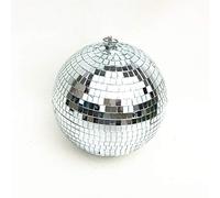 Naroote Mini Discoteca da Appendere a Specchio, Sfera Classica, Riflessione della Luce, Ornamento, Motivo Luminoso, per Decorazioni per Feste, Materiale in Schiuma di Vetro, 1 X Palla da Discoteca