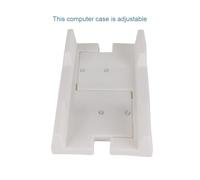 Naroote MINI FONTE PC, MONTRO COMPUTER REMAGGIO REMOVIBILI REMAGGIO MAINFRAME CON FONTE PC FRAMA PRINCIPALE REGOLABILE PER MODELLO CASO DI COMPUTER MAINSTREAM (BLACK)