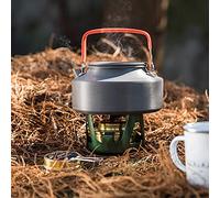 Naroote Mini Fornello Portatile Ad Alcool per Barbecue da Campeggio, Escursionismo, Bruciatore a Spirito Leggero in Lega di Rame per Escursioni All'aperto, Verde (GREEN)