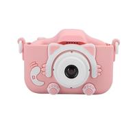 Naroote Mini Fotocamera Bambini 12MP Doppia Lente, Custodia in Silicone