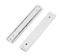 Naroote Mini Guida di Scorrimento Liscia in Lega di Alluminio Resistente per Cassettiera, Set da 2 Pezzi per Esperimenti di Mobili per la Casa (100 mm di lunghezza)