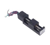Naroote Mini Guida Lineare a Ricircolo di Sfere per Assi CNC Fai da Te | Motore passo-passo da 1,8 gradi, passo 1 mm, fase di posizionamento ±0,1 mm