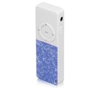 Naroote Mini Lettore Musicale MP3 Dal Design Raffinato per L'intrattenimento e L'apprendimento, Supporto per Schede di Memoria Fino a 64 GB, 1 Lettore MP3 (batteria inclusa) (BLUE)