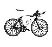 Naroote Mini Modello di Bicicletta Giocattolo in Lega Dal Design Unico per Regali Decorativi da Scrivania per Bambini e Adulti (WHITE)