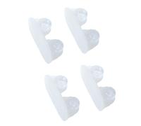 Naroote Mini Ruote Girevoli Autoadesive, Puleggia Tipo Adesivo Non Girevole da 4,2x2x1,7 Cm, Rulli Robusti per Scatole Portaoggetti Sottoletto, Bidoni della Spazzatura (WHITE)