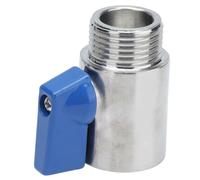 Naroote Mini Valvola a Sfera in Acciaio Inossidabile da 5/8 Pollici Dal Design Compatto per Birra Fatta in Casa e Uso Domestico con di Prevenzione dello Scoppio