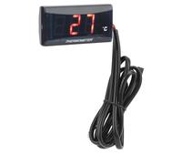 Naroote Misuratore della Temperatura Dell'acqua Sottile per Moto con T da 16 Mm, Termometro Digitale con Schermo LCD per Moto, Display Ad Alta Definizione, Universale per la Maggior Parte dei