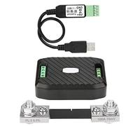 Naroote Misuratore di Consumo Energetico di Tensione CC Corrente Misuratore Efficiente per Uso Domestico Supporta Kit di Corrente 50A per il Monitoraggio Energetico (PZEM-017+100 USB)