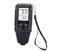 Naroote Misuratore di Spessore della Vernice Tester Automatico dello Spessore della Vernice per Studi di Lavorazione dei Metalli NeroMateriale ABS