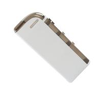 Naroote Mobiletto Portaoggetti da Pavimento Sottile per Bagno, Cassetti Durevoli, Impermeabile, per Piccoli Spazi, Bianco (D)