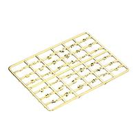 Naroote Mobili per Porta d'ingresso della Casa delle Bambole, Numeri di Lettere della Casa delle Bambole 1/12 Non Tossici 10 X 6,5 Cm per il Numero Civico (GOLD)