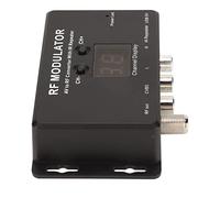 Naroote Modulatore RF, Convertitore da AV a RF con Visualizzazione del Canale per Set Top Box DVD, Supporto PAL NTSC Gamma di Frequenza UHF a 21 da 471,25 MHz a 885,25 MHz