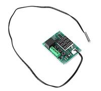 Naroote Modulo del Termostato Digitale DC 12V, Precisione dell'interruttore Termostato 0,1 ℃ con Sensore a Doppio Controllo del Display a LED a LED di Temperatura, per Apparecchiature Industriali e
