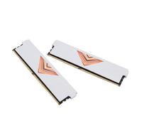 Naroote Modulo di Memoria Desktop RAM DDR4 da 8 GB 3600 MHz Ad Alte Prestazioni per Giochi e Ufficio Dissipazione del Calore in Metallo da 2 Pezzi (WHITE)