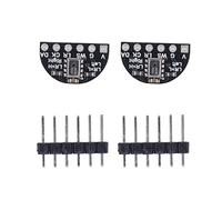 Naroote Modulo di Microfono, Moduli MIC MEMS a Basso Rumore MSM261S4030H0 I2S Interfaccia a Bassa Potenza Compumi Omnidirezionale 140db SPL 2 Set per Fai -te