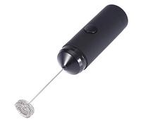 Naroote Montalatte Elettrico e Sbattitore per Uova, Strumento Portatile Antiaderente per Schiumare caffè e Latte, Rosso/, Leggero, 2 unità (BLACK)
