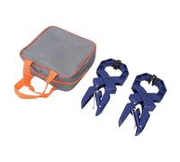 Naroote Morsetti Manuali a Cricchetto, Confezione da 2 Morsetti Professionali per Legno con Apertura della Ganascia da 1,97 Pollici, Maniglie Ergonomiche e Custodia, Ideali per la Lavorazione del