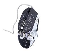 Naroote Mouse da Gioco Cablato Design Ergonomico RGB con Controllo Preciso Risposta Rapida per gli Appassionati di Giochi