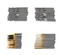 Naroote Mulini Terminali, Bit Cnc 40pcs Fresatura Fresatura Mulino Fine Router Cnc Bit a Sfera a Sfera Piatti Kit Router per Incisione