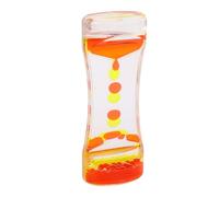 Naroote Muovo Liquido Goccoloso -imero, Intrattenendo Affascinante Effetto Visivo Olio Radiazione Liquido Giocattoli Rilassanti per la Scrivania (Rosso Giallo)