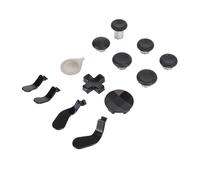 Naroote Naroote Kit di Ricambio per Levette Magnetiche in Metallo Sensitive per Controller One Serie 2, Accessori Paddle Wireless Resistenti All'usura per Giocatori D'élite (SILVER) (BLACK)