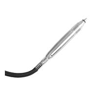 Naroote Naroote Penna per Incisione Pneumatica, Penna per Incisione con Testa in Acciaio Legato 3800 Volte/min, per Corpo Sintetico Leggero con Tubo per la Riduzione del Rumore, Ideale per