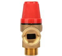 Naroote Naroote Valvola di Sicurezza a Molla in Ottone di Alta qualità per Forni Sospesi DN15 per Controllo della Pressione a Tenuta Stagna, Valvola di Sicurezza Resistente e Durevole da 1/2" per